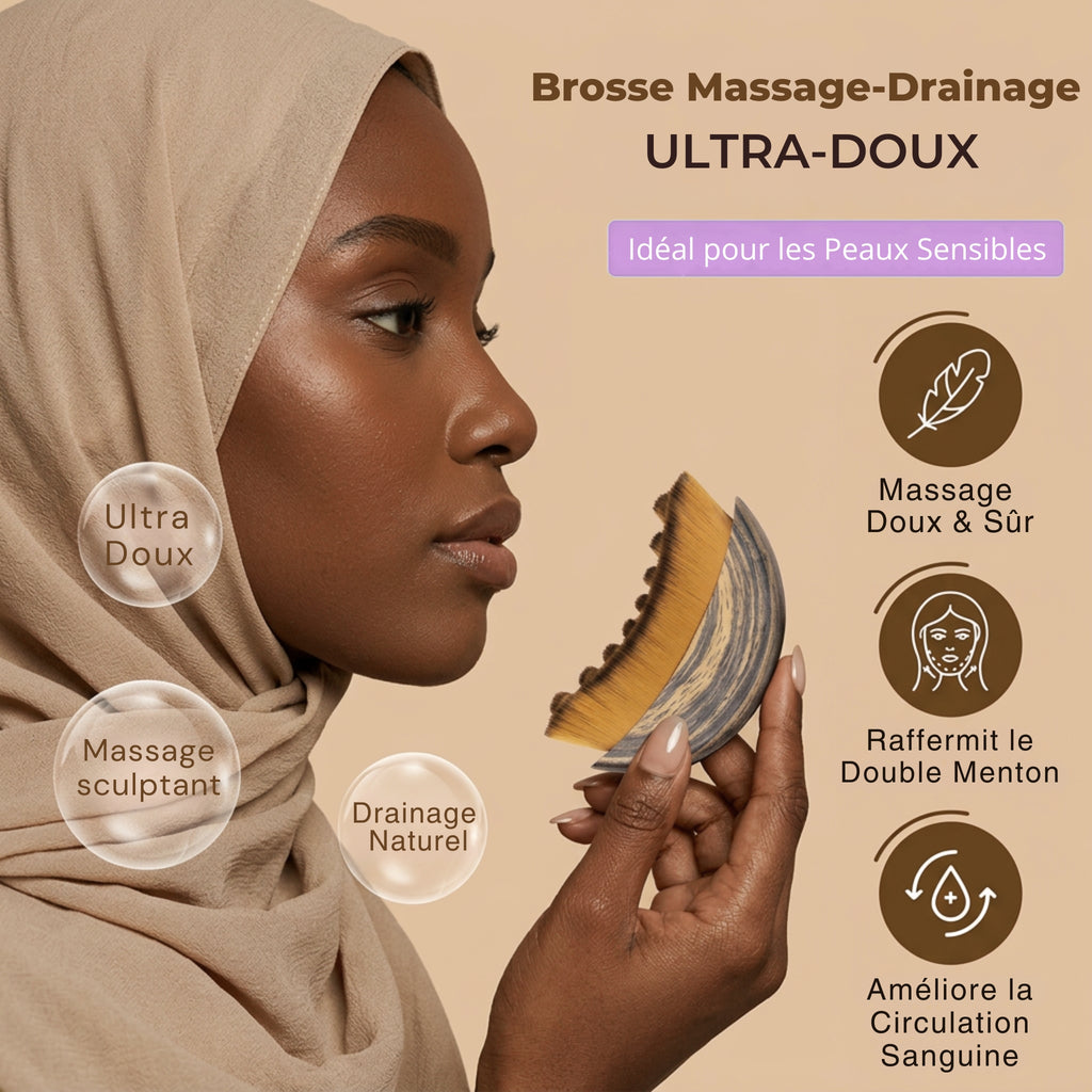 Brosse de Massage Lymphatique Visage