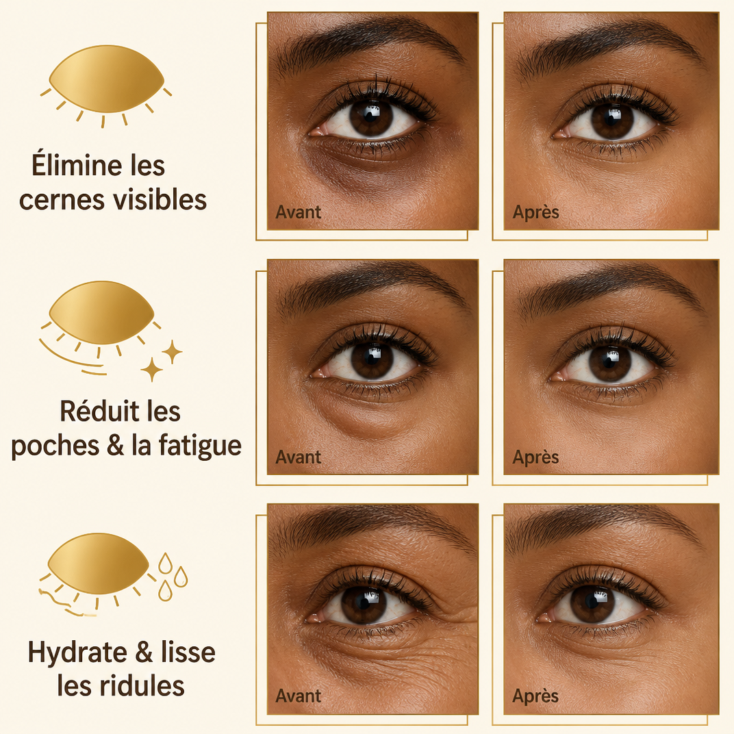 Patch Yeux Anti-Cernes Or 24K